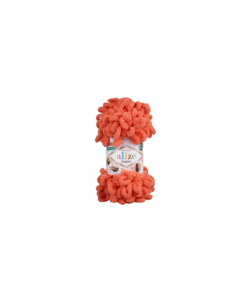 Yarn Alize Puffy coral (619) Yarn Alize Puffy coral (619)