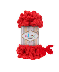 Yarn Alize Puffy red (56)