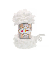 Yarn Alize Puffy white (55)
