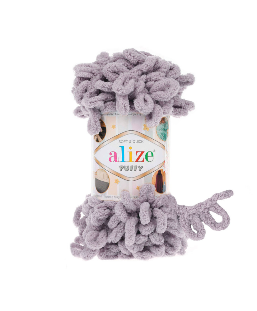 Yarn Alize Puffy taupe (268) Yarn Alize Puffy taupe (268)