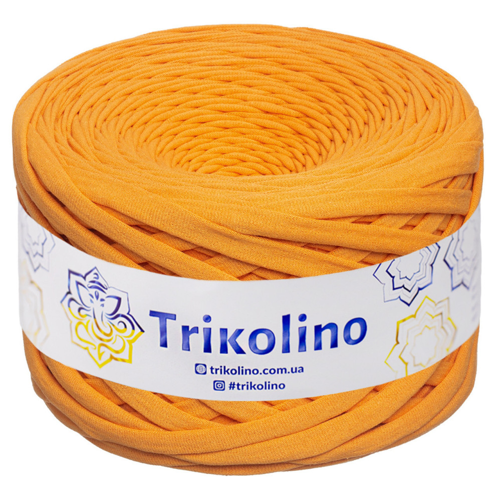 Трикотажна пряжа Trikolino 7-9 мм, охра 100 м (421104) Трикотажна пряжа Trikolino 7-9 мм, охра 100 м (421104)