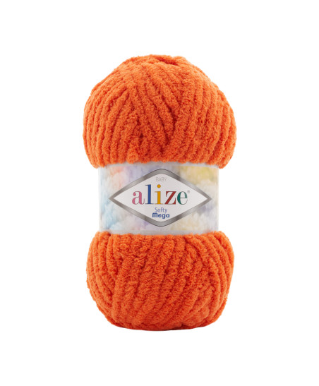 Yarn Alize Softy Mega bright orange (06)