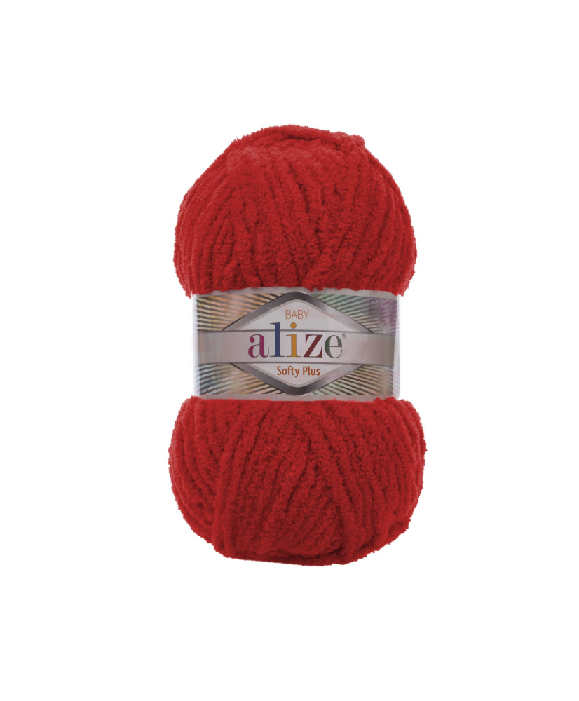 Yarn Alize Softy Plus red (56) Yarn Alize Softy Plus red (56)