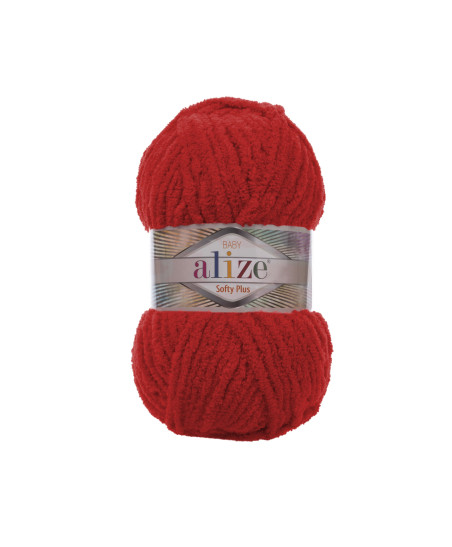 Yarn Alize Softy Plus red (56)