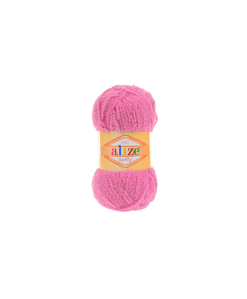 Yarn Alize Softy bright pink (191) Yarn Alize Softy bright pink (191)