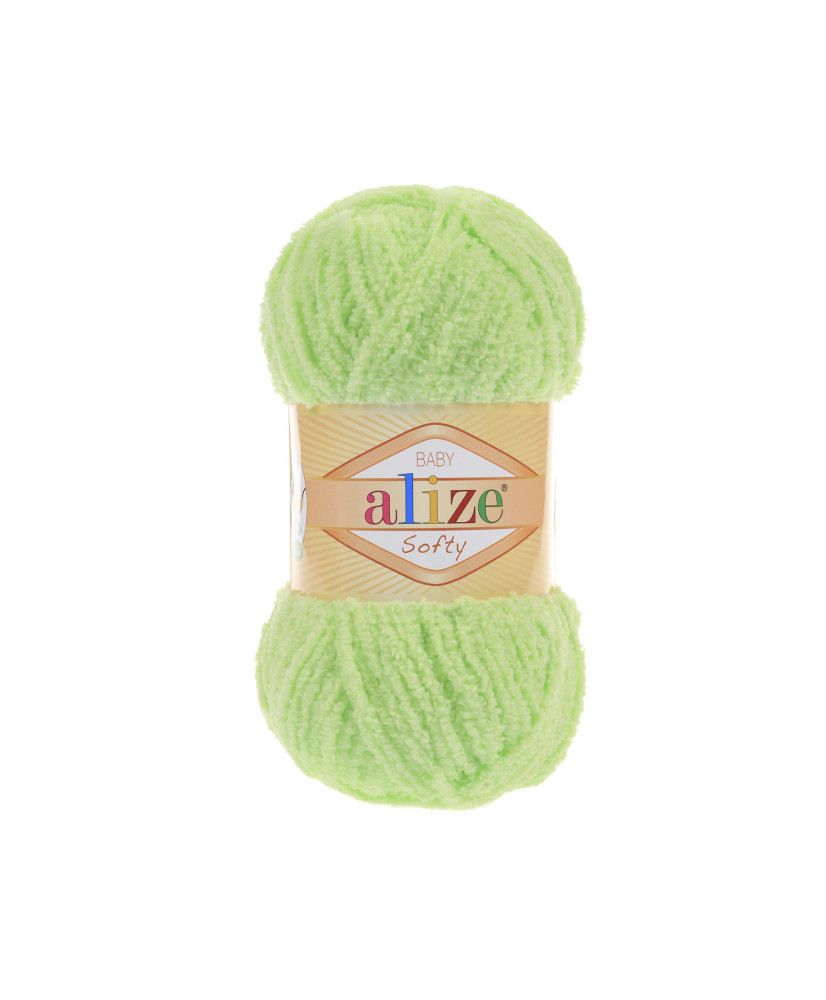 Yarn Alize Softy light green (41) Yarn Alize Softy light green (41)
