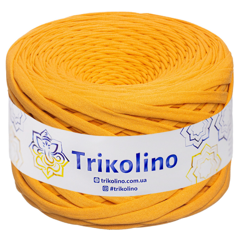 Трикотажна пряжа Trikolino 7-9 мм, бурштиновий 100 м (420026) Трикотажна пряжа Trikolino 7-9 мм, бурштиновий 100 м (420026)