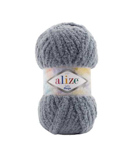 Yarn Alize Softy Mega gray (119)