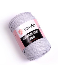 Knitted cord Macrame Cord 3 mm Yarn Art, light gray (756)