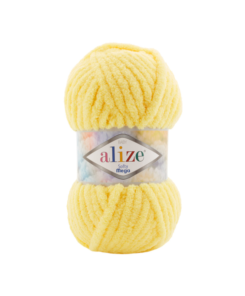 Yarn Alize Softy Mega lemon (187) Yarn Alize Softy Mega lemon (187)
