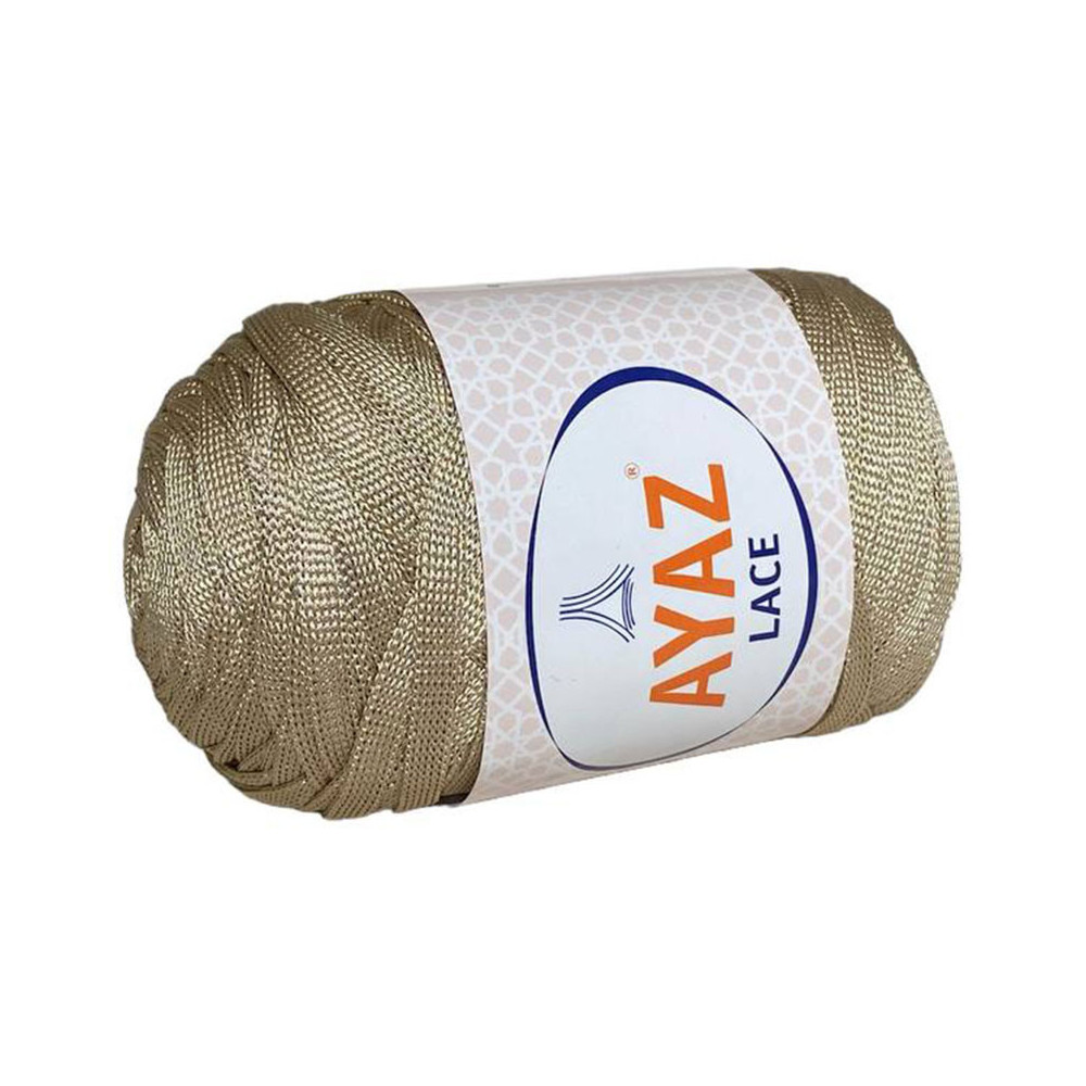 Пряжа ленточная Lace Ayaz бежевый (2199) Пряжа ленточная Lace Ayaz бежевый (2199)
