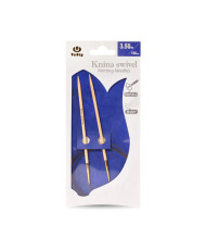 Circular bamboo spokes Tulip Knina Swivel, 3.5 mm 100 cm (1000350)