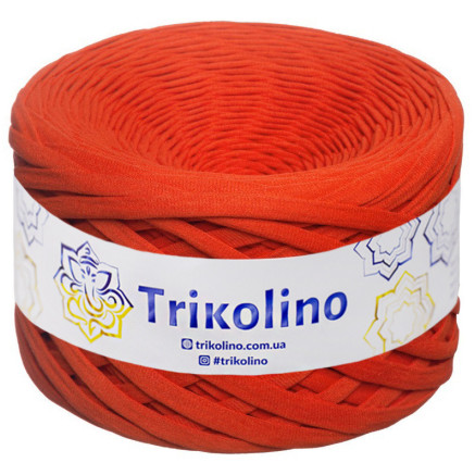 Трикотажная пряжа Trikolino 7-9 мм, ярко-красный 100 м (412611)