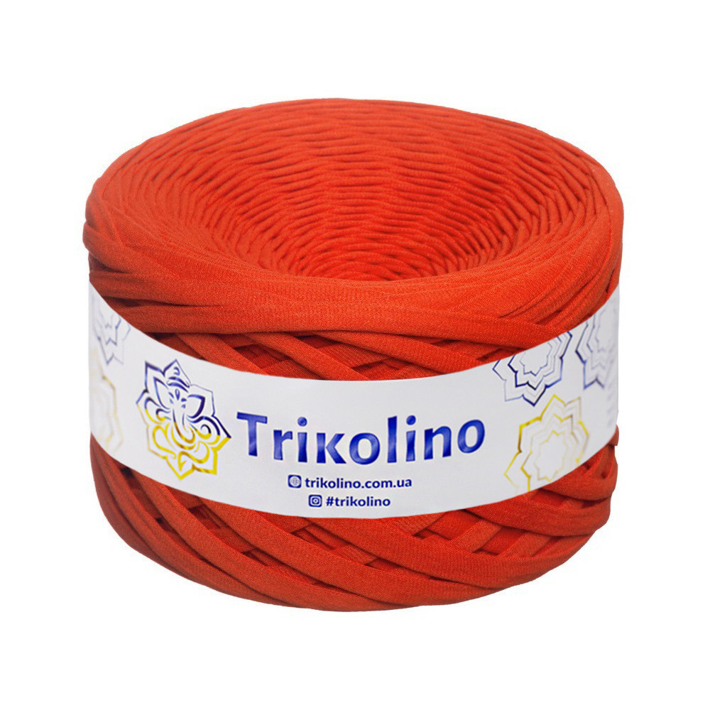 Трикотажная пряжа Trikolino 7-9 мм, ярко-красный 100 м (412611) Трикотажная пряжа Trikolino 7-9 мм, ярко-красный 100 м (412611)