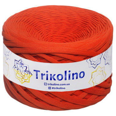 Трикотажная пряжа Trikolino 7-9 мм, ярко-красный 100 м (412611)