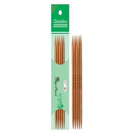 Спиці шкарпеткові бамбукові ChiaoGoo Bamboo Patina, 5 мм 20 см (1037-8)
