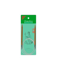 Circular bamboo knitting needles on a line ChiaoGoo Bamboo 9 mm 100 cm (2040-13)