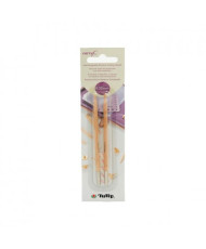 Replacement shortened bamboo needles Tulip Carry C, 4.0 mm 9.5 cm CTMM-03