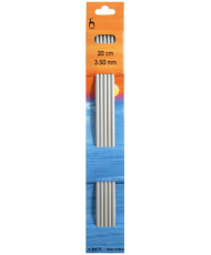 Knitting needles teflon Pony 3.5 mm, 20 cm (36618)