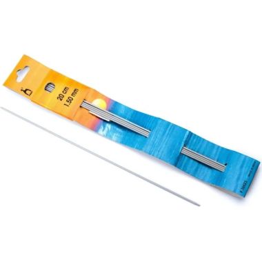 Knitting needles teflon Pony 1.5 mm, 20 cm (36623)