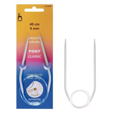 Circular knitting needles aluminum Pony 3.5 mm, 40 cm (47607)