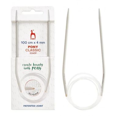 Спицы круговые алюминий Pony 4,0 мм, 100 см (52609)