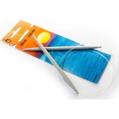 Circular knitting needles aluminum Pony 6.5 mm, 100 cm (52614)