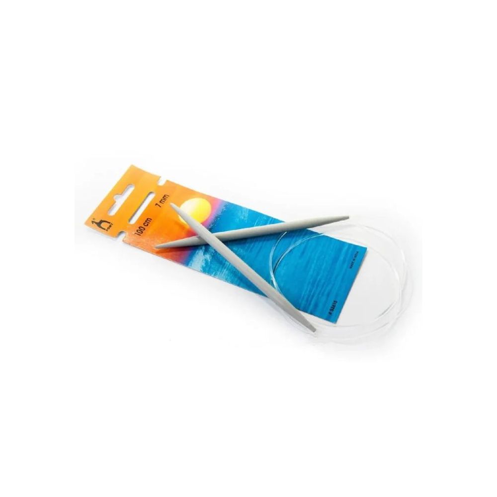 Circular knitting needles aluminum Pony 7.0 mm, 100 cm (52615)