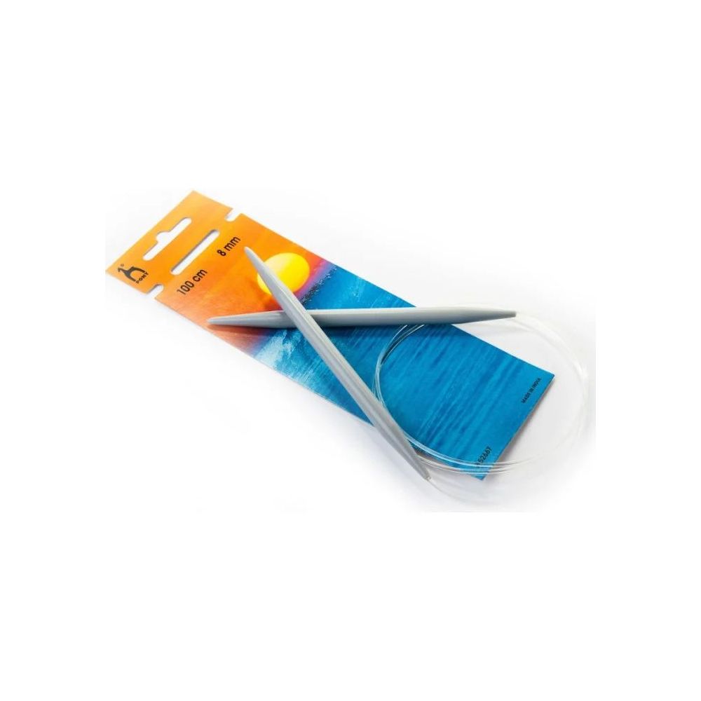 Circular plastic knitting needles Pony 8 mm, 100 cm (52667) Circular plastic knitting needles Pony 8 mm, 100 cm (52667)