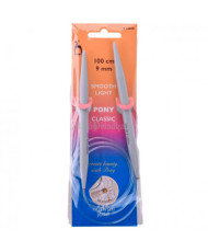 Circular plastic knitting needles Pony 9 mm, 100 cm (52668)