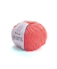 Yarn YarnArt Jeans coral neon (61)