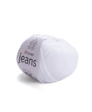 Yarn YarnArt Jeans snow white (62)