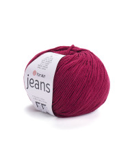 Yarn YarnArt Jeans burgundy (66)