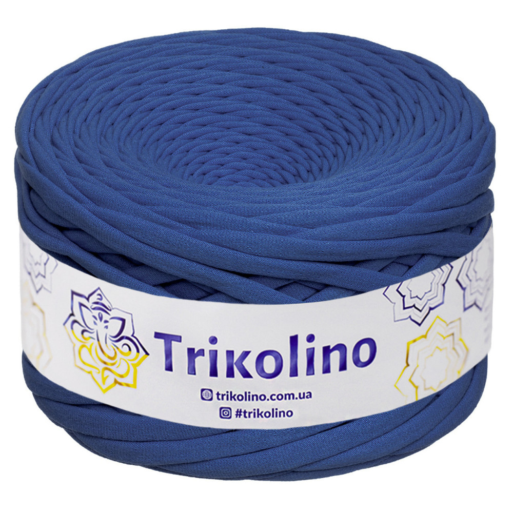Трикотажна пряжа Trikolino 7-9 мм, синій 100 м (400018) Трикотажна пряжа Trikolino 7-9 мм, синій 100 м (400018)