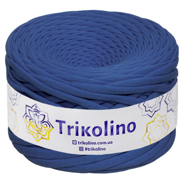 Трикотажна пряжа Trikolino 7-9 мм, синій 100 м (400018)