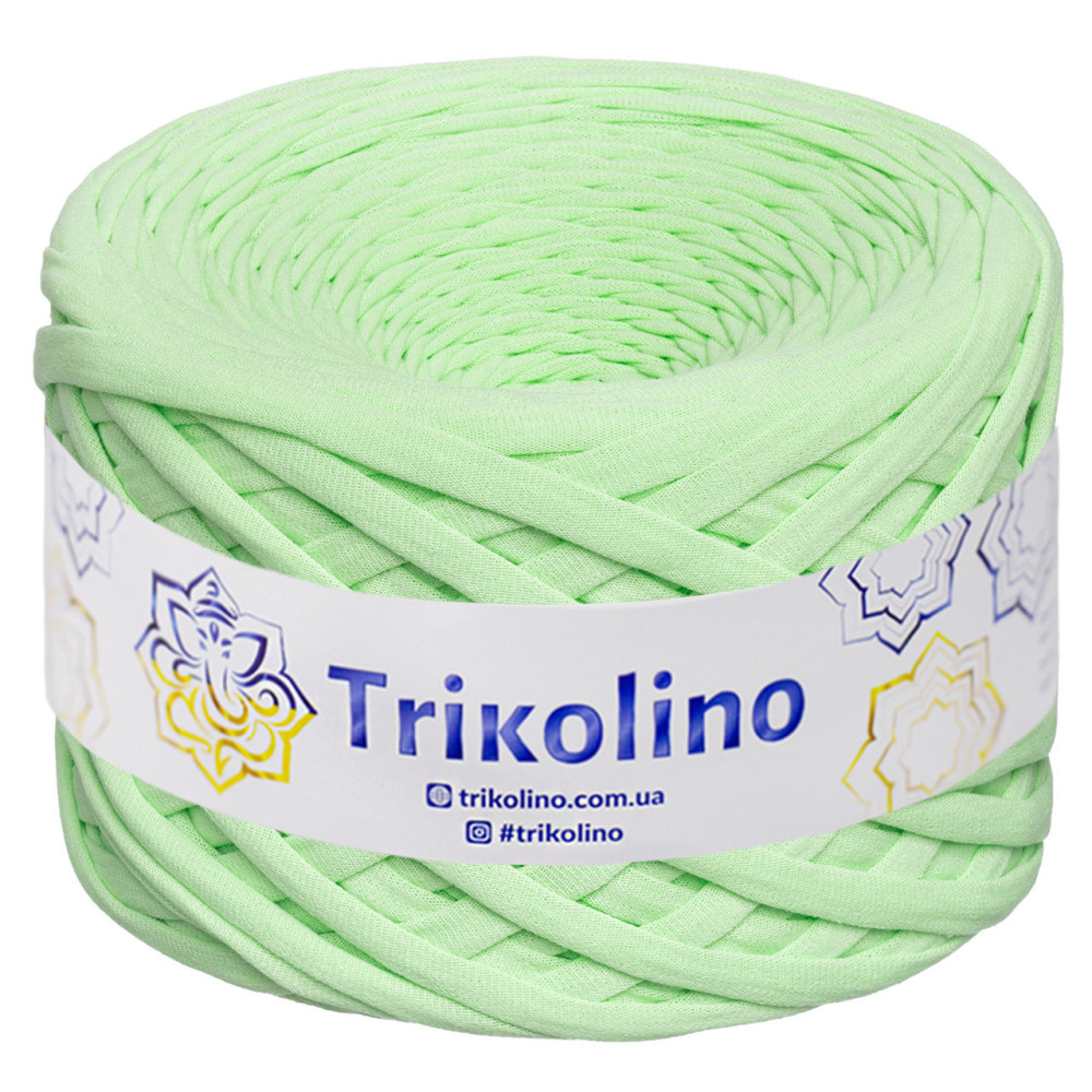 Трикотажна пряжа Trikolino 7-9 мм, світло-зелений 100 м (310603)