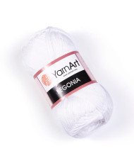 Yarn YarnArt Begonia white (1000)