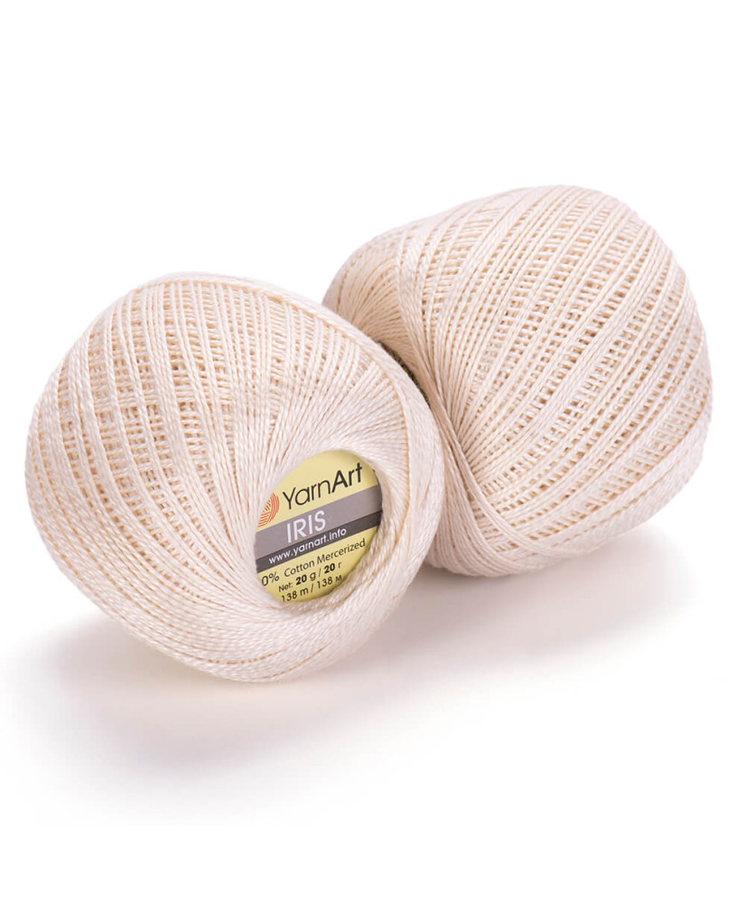 Yarn YarnArt IRIS ecru (911) Yarn YarnArt IRIS ecru (911)