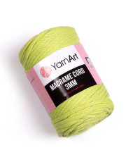 Knitted cord Macrame Cord 3 mm Yarn Art, pistachio (755)