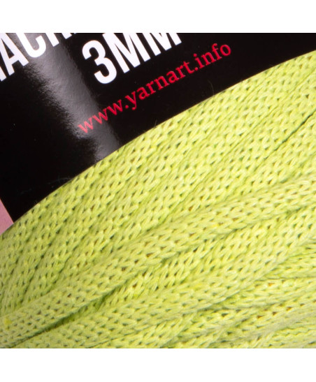Knitted cord Macrame Cord 3 mm Yarn Art, pistachio (755)
