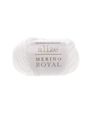 Yarn merino wool Alize Merino Royal white (55)