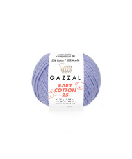 Yarn Gazzal Baby Cotton 25 lilac (3420)