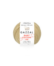 Yarn Gazzal Baby Cotton 25 beige (3424)