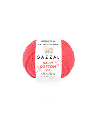 Yarn Gazzal Baby Cotton 25 mallow (3458)