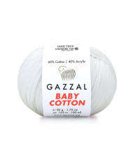 Yarn Gazzal Baby Cotton milky (3410)