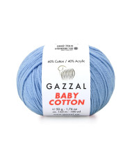 Yarn Gazzal Baby Cotton blue (3423)