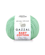 Yarn Gazzal Baby Cotton mint (3425)