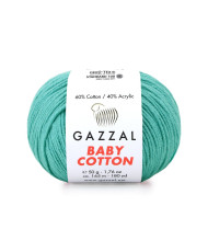 Yarn Gazzal Baby Cotton turquoise (3426)