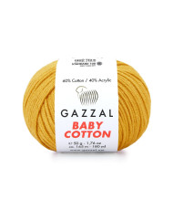 Yarn Gazzal Baby Cotton mustard (3447)