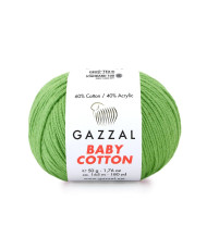 Yarn Gazzal Baby Cotton herbal (3448)